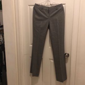 JCrew dress pants gray pinstripe Size 2